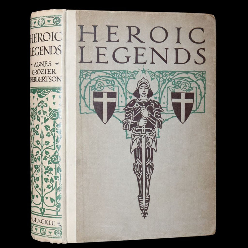 1908 Rare First Edition - Heroic Legends illustrated by Helen Stratton