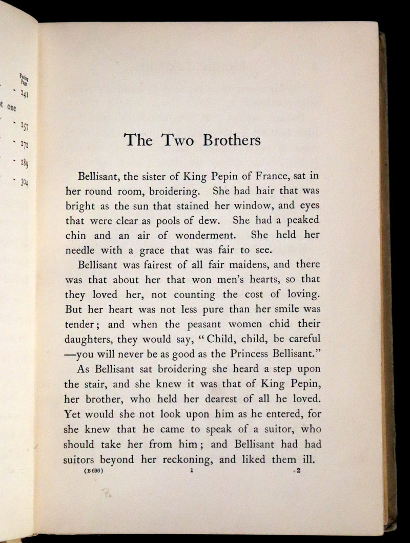 1908 Rare First Edition - Heroic Legends illustrated by Helen Stratton
