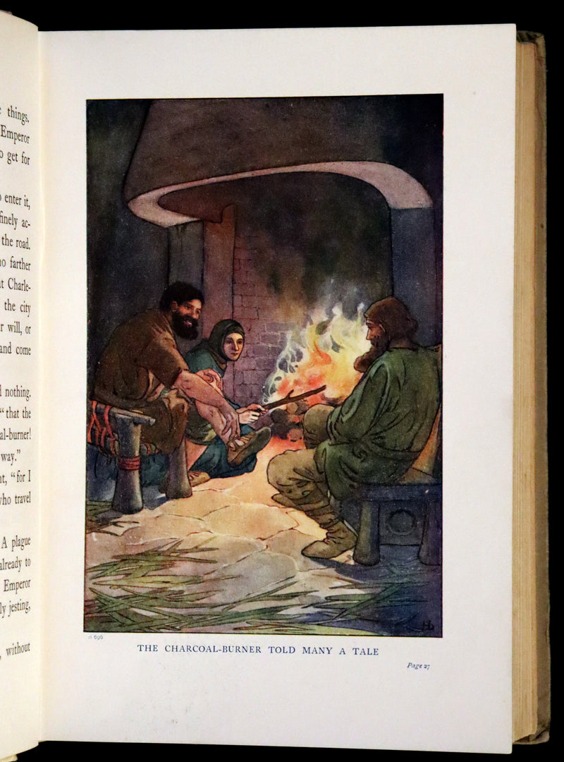 1908 Rare First Edition - Heroic Legends illustrated by Helen Stratton