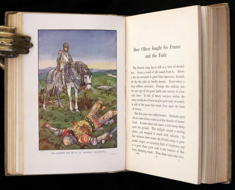 1908 Rare First Edition - Heroic Legends illustrated by Helen Stratton