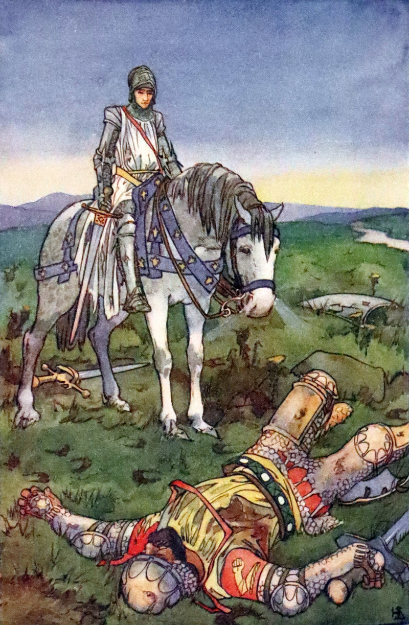 1908 Rare First Edition - Heroic Legends illustrated by Helen Stratton