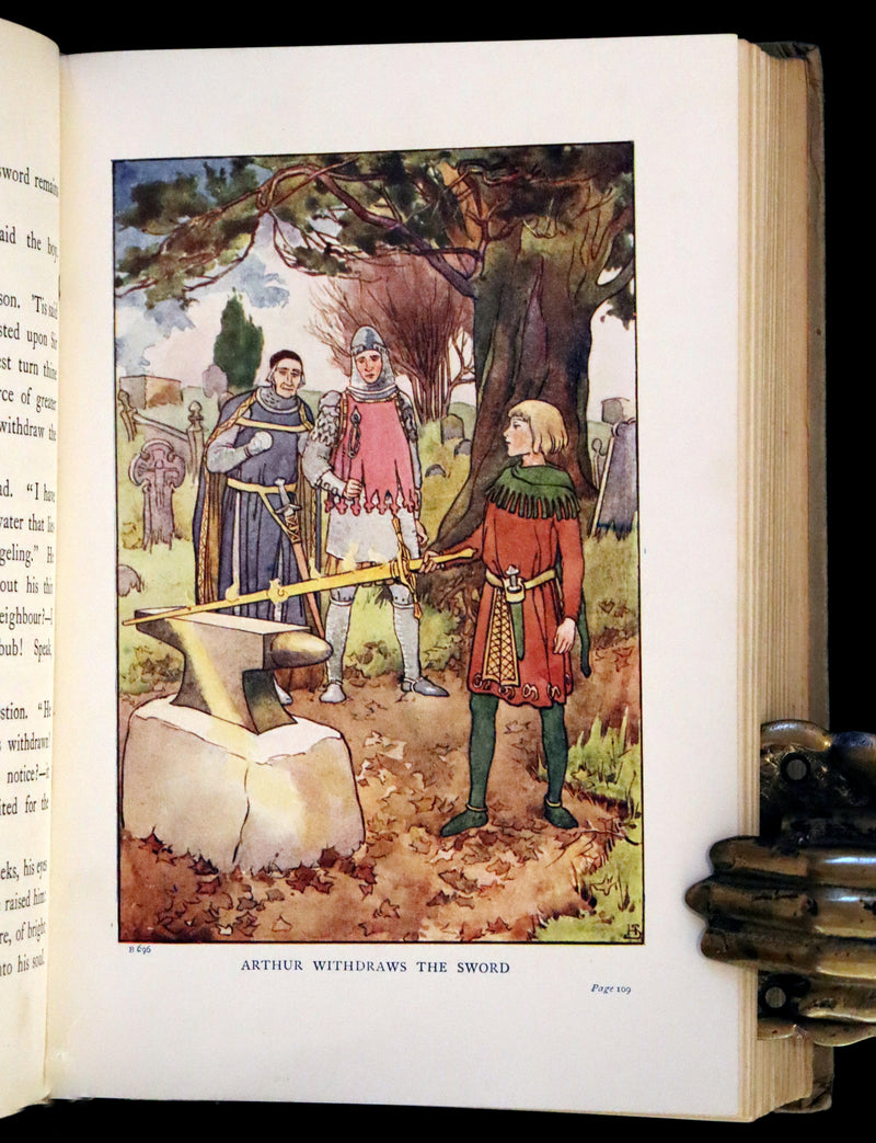 1908 Rare First Edition - Heroic Legends illustrated by Helen Stratton