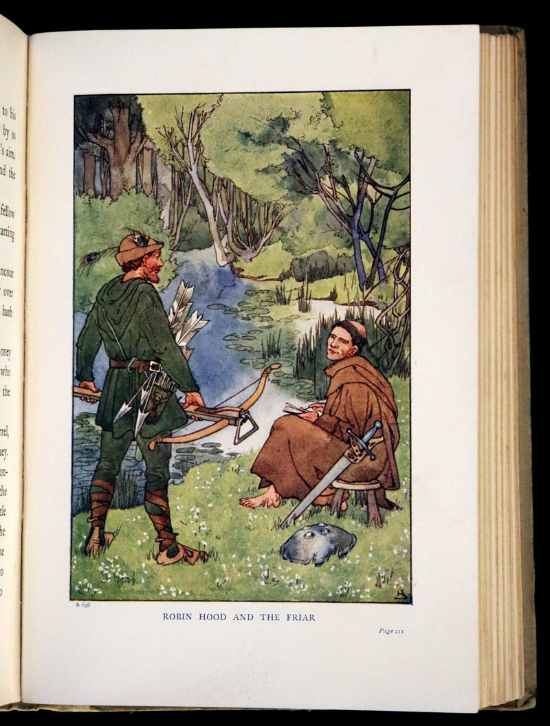 1908 Rare First Edition - Heroic Legends illustrated by Helen Stratton