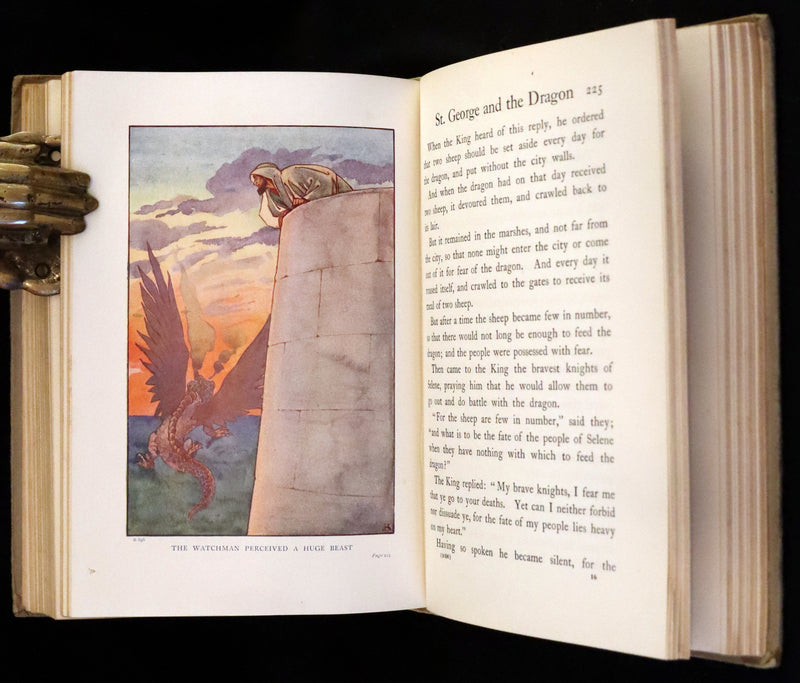 1908 Rare First Edition - Heroic Legends illustrated by Helen Stratton