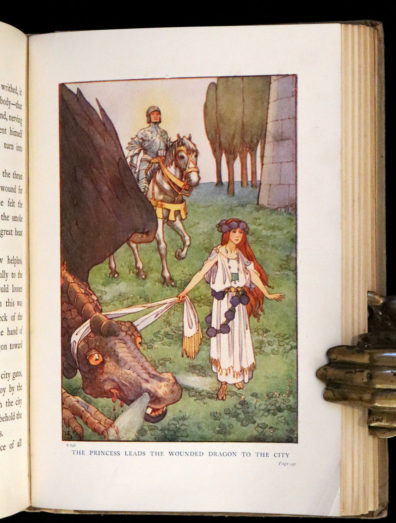 1908 Rare First Edition - Heroic Legends illustrated by Helen Stratton