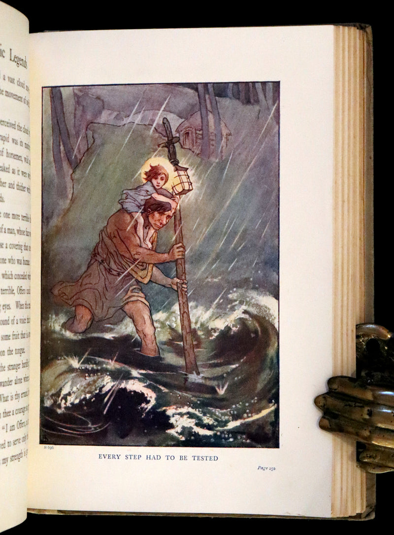 1908 Rare First Edition - Heroic Legends illustrated by Helen Stratton