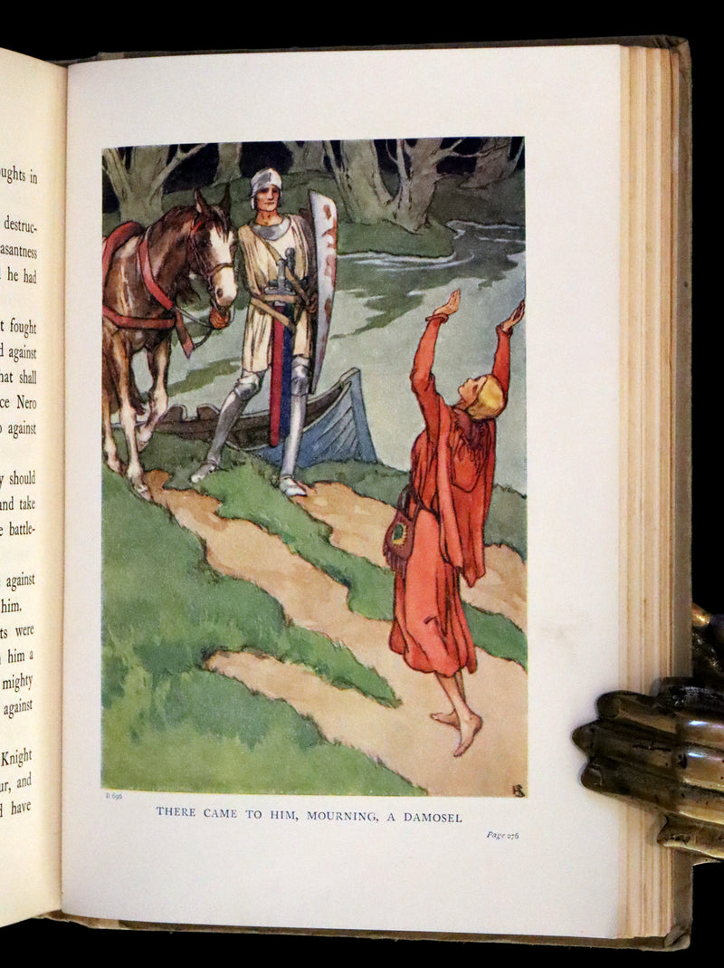 1908 Rare First Edition - Heroic Legends illustrated by Helen Stratton