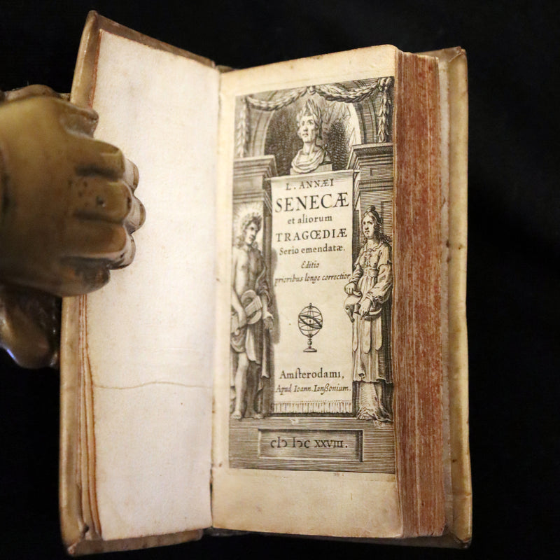 1628 Rare Latin Book - Seneca, L. Annæi Senecæ - Tragedies, Oedipus, Hercules