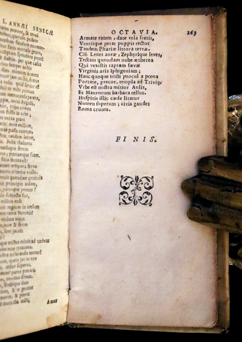 1628 Rare Latin Book - Seneca, L. Annæi Senecæ - Tragedies, Oedipus, Hercules