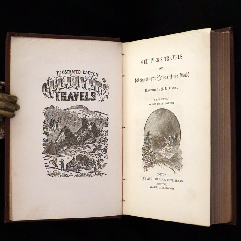1890 Rare Edition - Gulliver's Travels into Several Remote Nations of the World