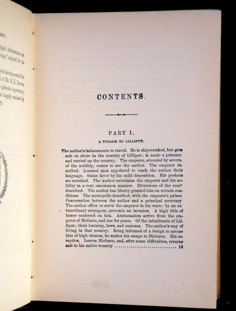 1890 Rare Edition - Gulliver's Travels into Several Remote Nations of the World