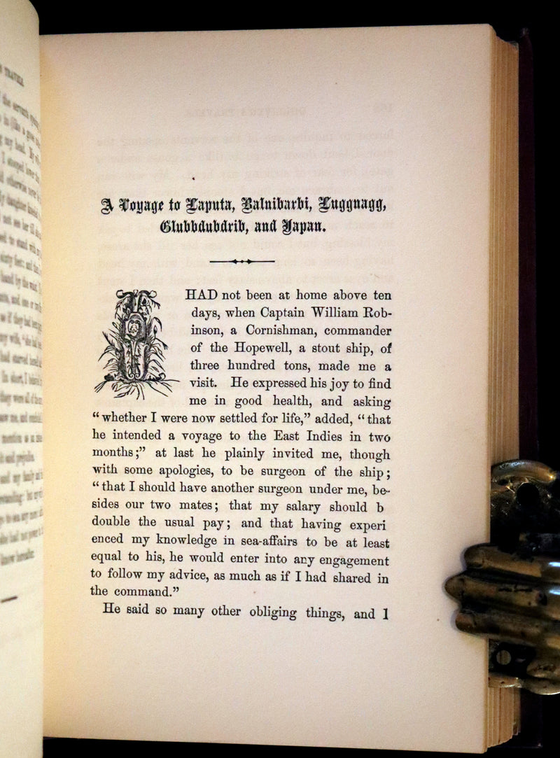 1890 Rare Edition - Gulliver's Travels into Several Remote Nations of the World