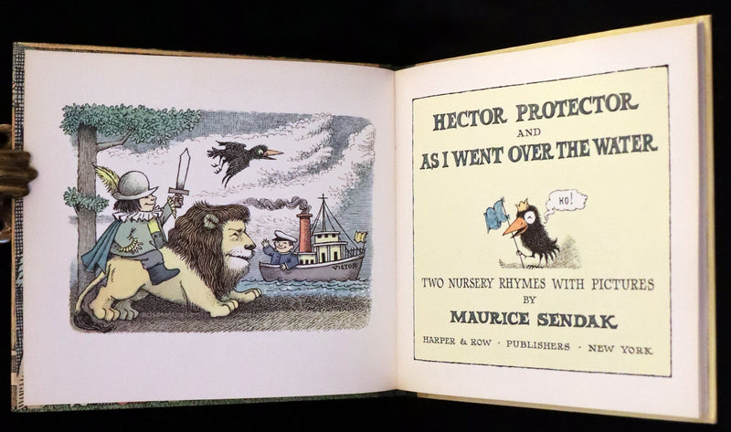 1965 First Edition- Hector Protector, As I Went Over the Water by Maurice Sendak