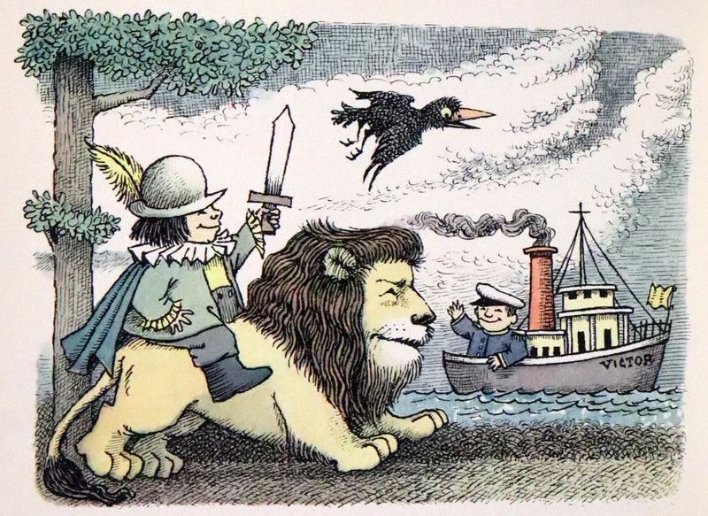 1965 First Edition- Hector Protector, As I Went Over the Water by Maurice Sendak