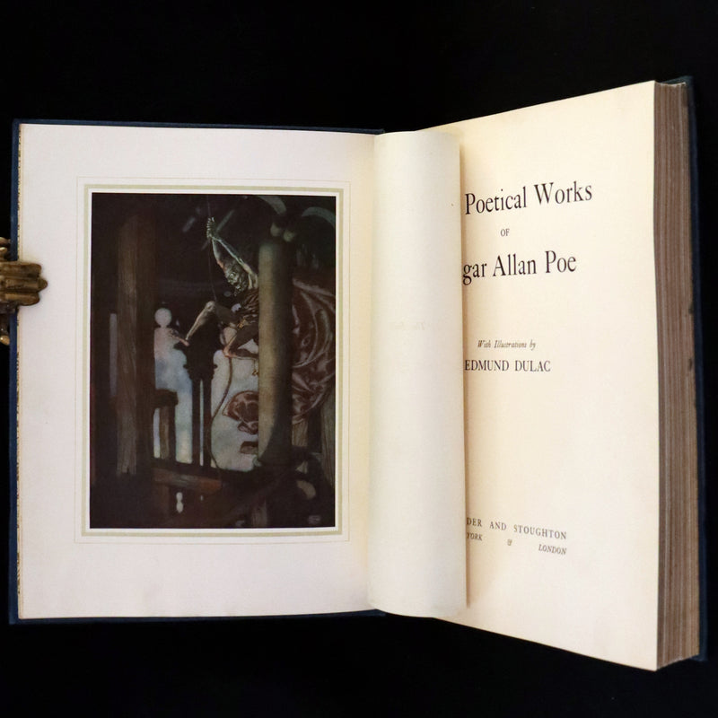 1912 First Edition - Poems of Edgar Allan Poe Illustrated By Edmund Dulac