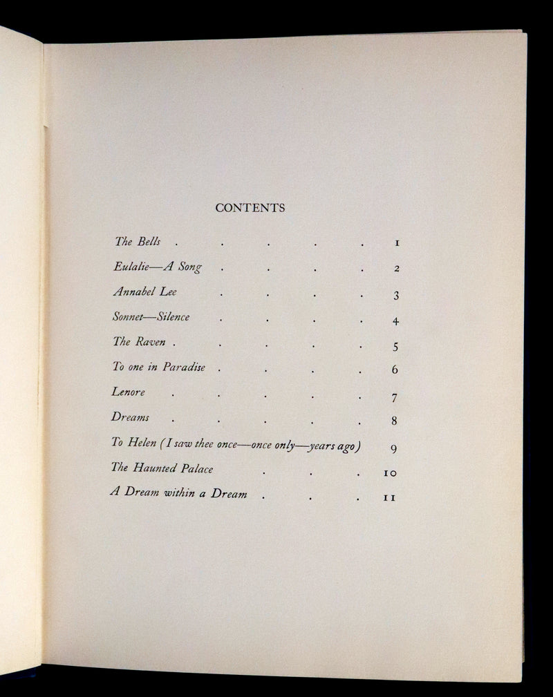 1912 First Edition - Poems of Edgar Allan Poe Illustrated By Edmund Dulac