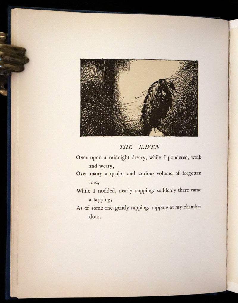 1912 First Edition - Poems of Edgar Allan Poe Illustrated By Edmund Dulac