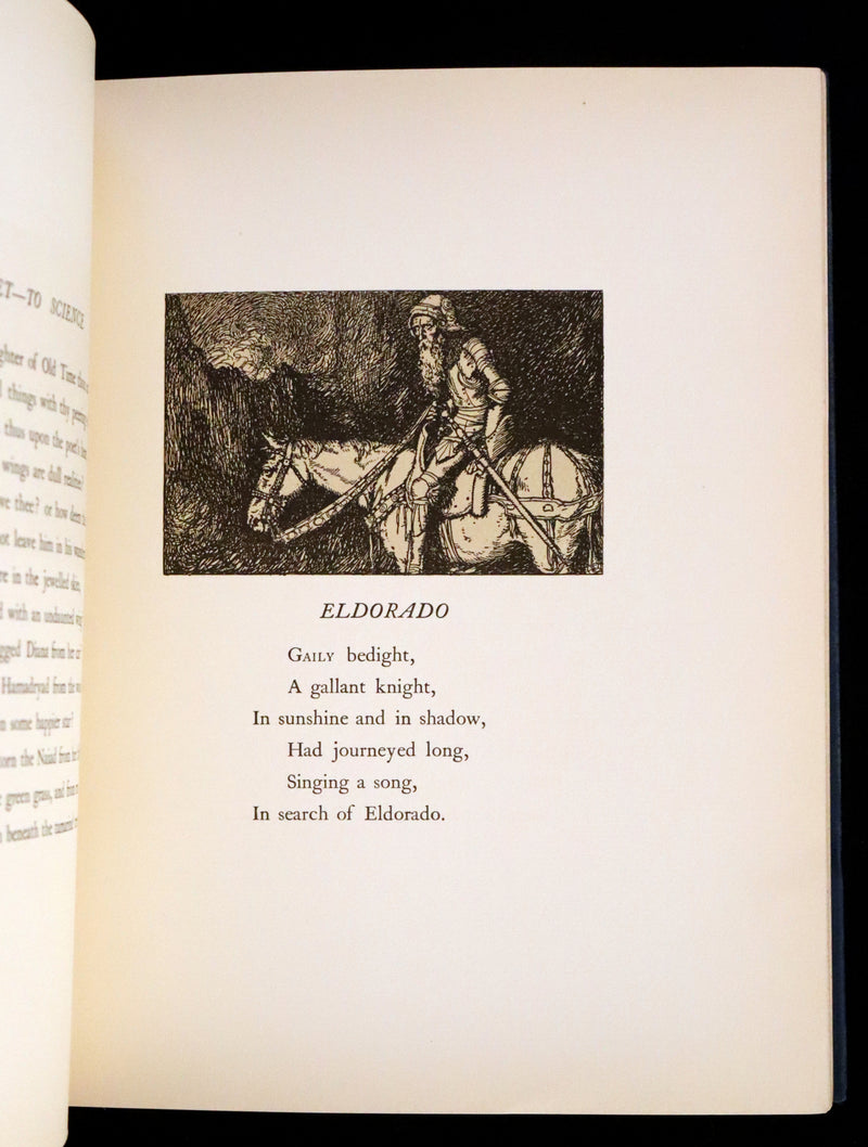 1912 First Edition - Poems of Edgar Allan Poe Illustrated By Edmund Dulac