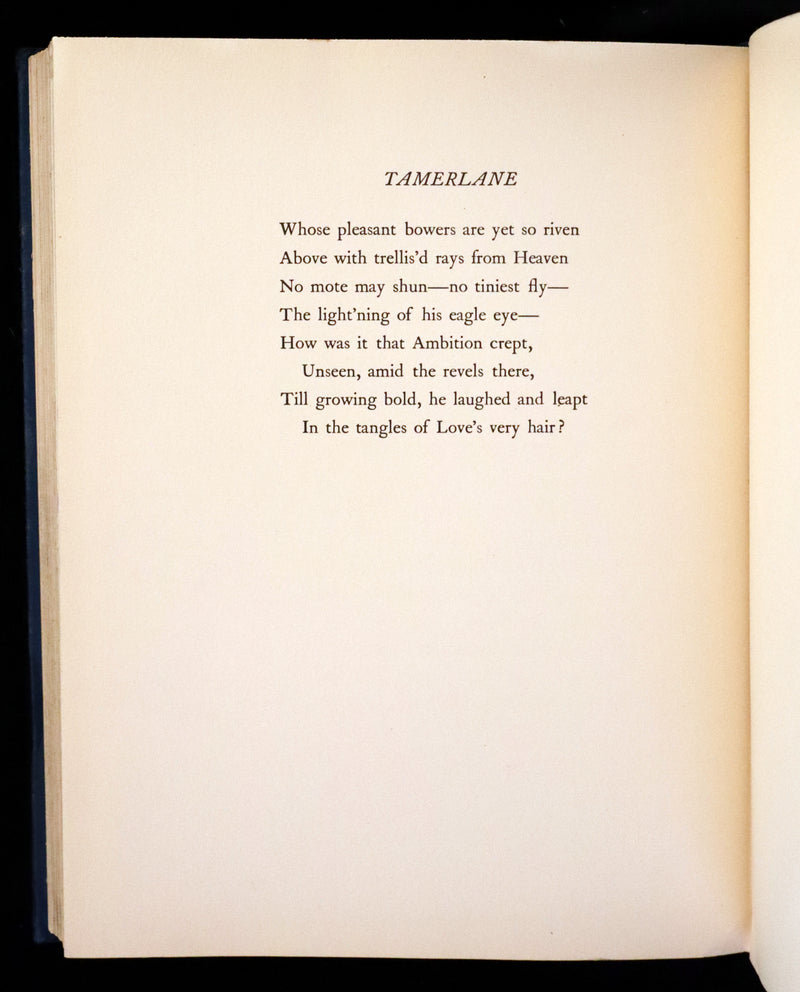 1912 First Edition - Poems of Edgar Allan Poe Illustrated By Edmund Dulac
