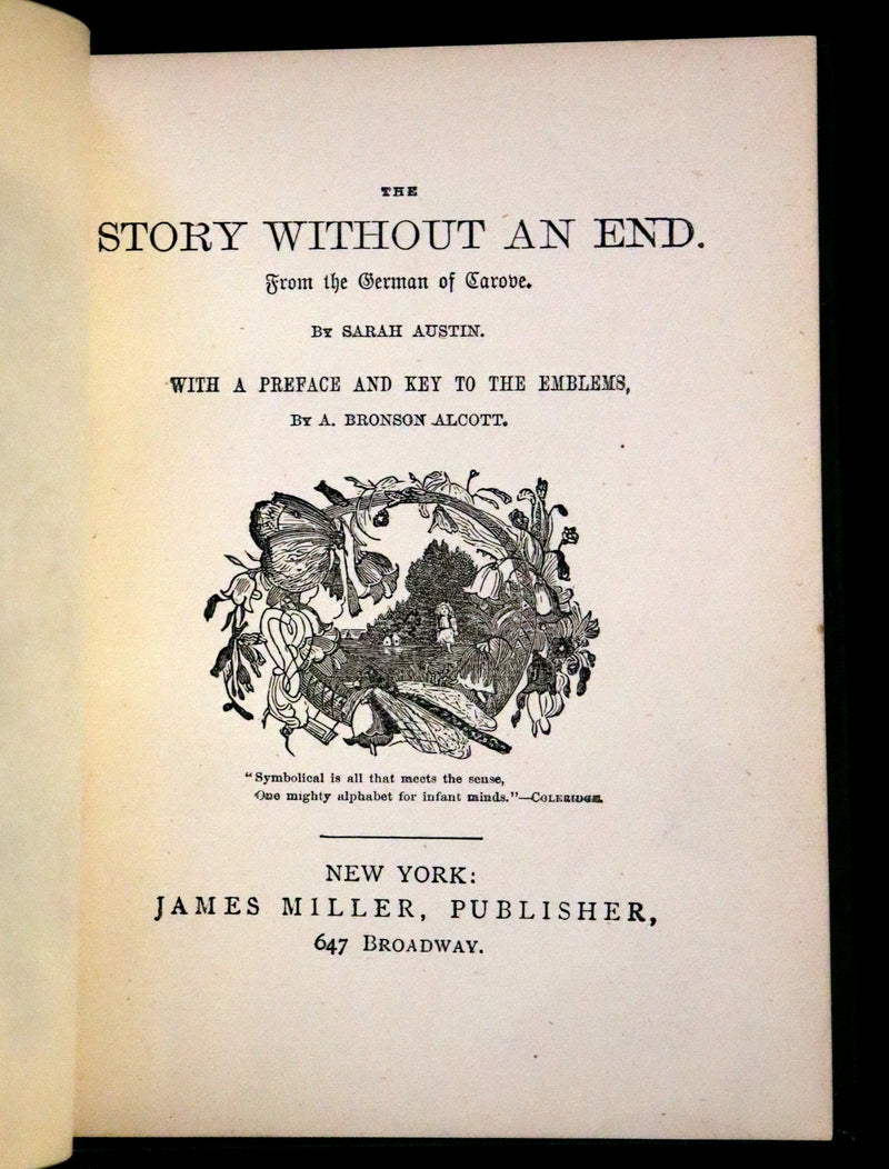 1876 Scarce Edition - The Story Without an End by Friedrich Wilhelm Carové