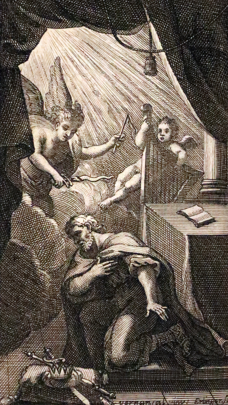 1698 Rare French Book - David's Book of Psalms, Pseaumes de David by M. Le Noble