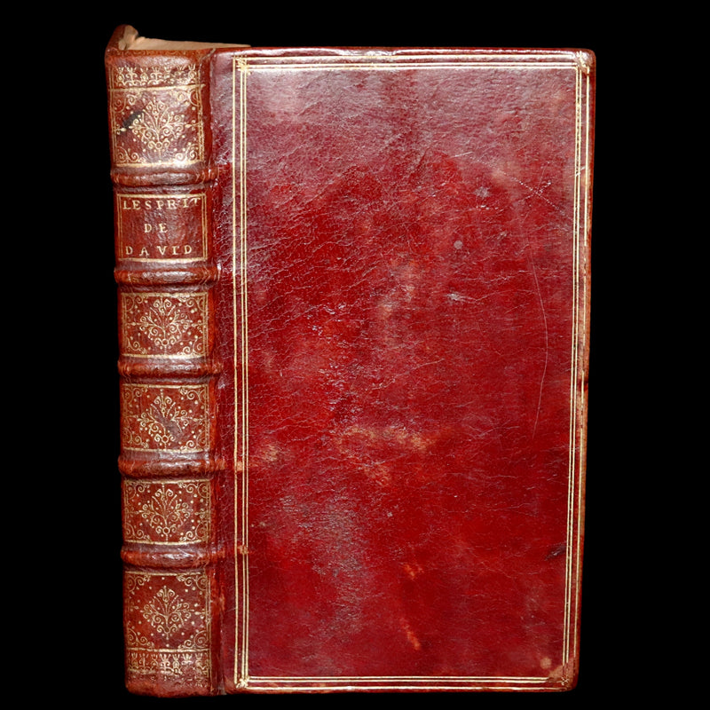 1698 Rare French Book - David's Book of Psalms, Pseaumes de David by M. Le Noble