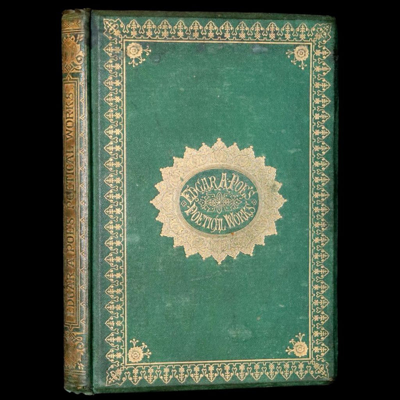 1866 Rare Book - The Poetical Works of Edgar Allan Poe, with Original Memoir