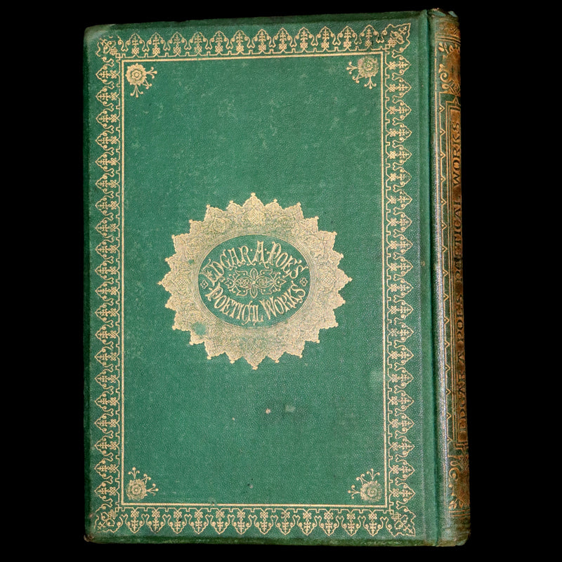 1866 Rare Book - The Poetical Works of Edgar Allan Poe, with Original Memoir