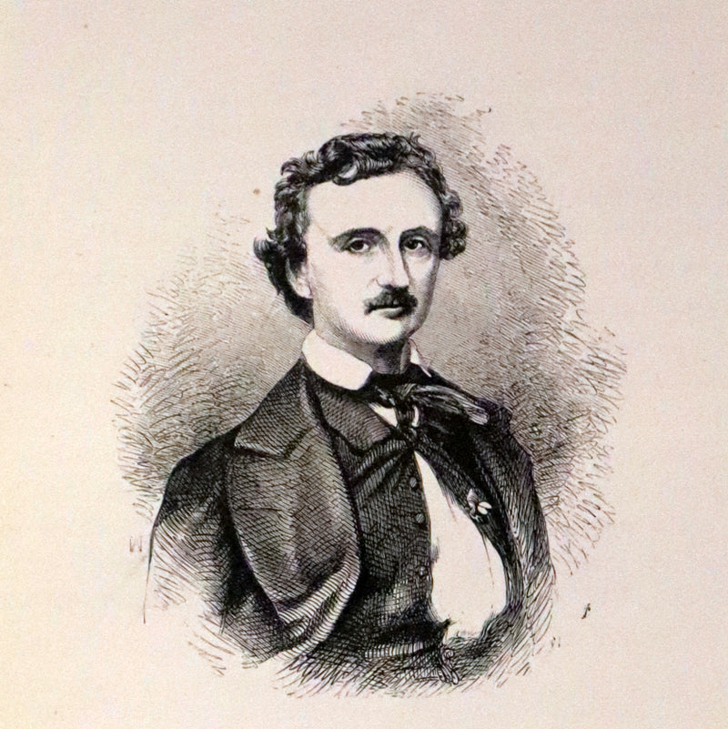 1866 Rare Book - The Poetical Works of Edgar Allan Poe, with Original Memoir