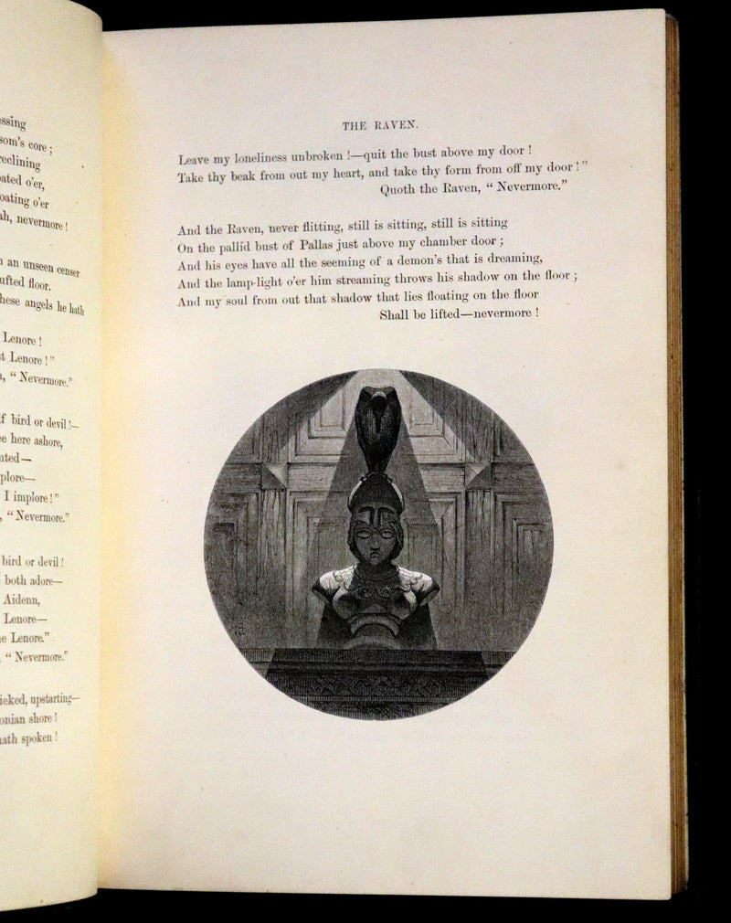 1866 Rare Book - The Poetical Works of Edgar Allan Poe, with Original Memoir