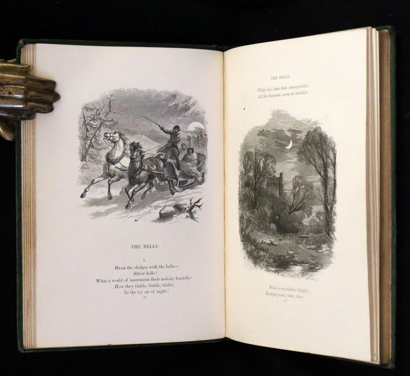 1866 Rare Book - The Poetical Works of Edgar Allan Poe, with Original Memoir