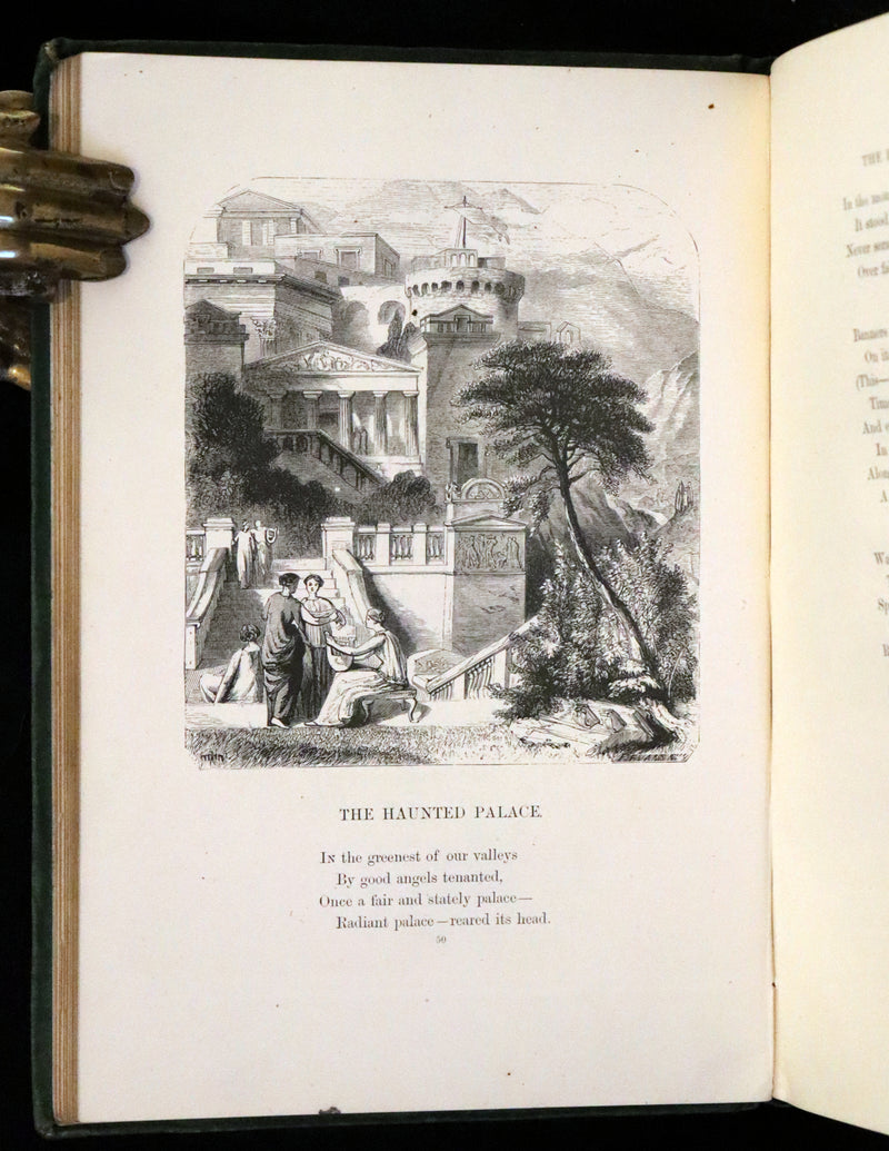1866 Rare Book - The Poetical Works of Edgar Allan Poe, with Original Memoir