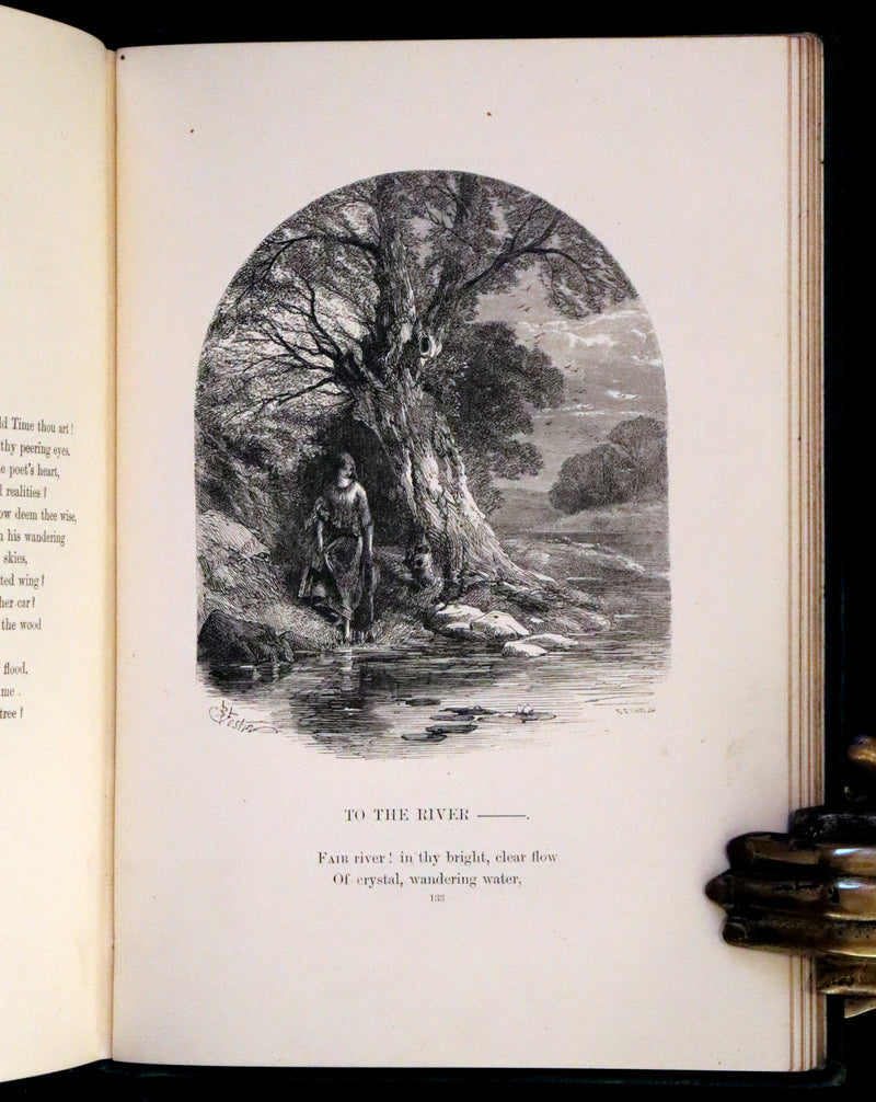 1866 Rare Book - The Poetical Works of Edgar Allan Poe, with Original Memoir