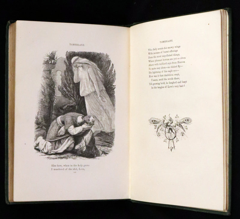 1866 Rare Book - The Poetical Works of Edgar Allan Poe, with Original Memoir