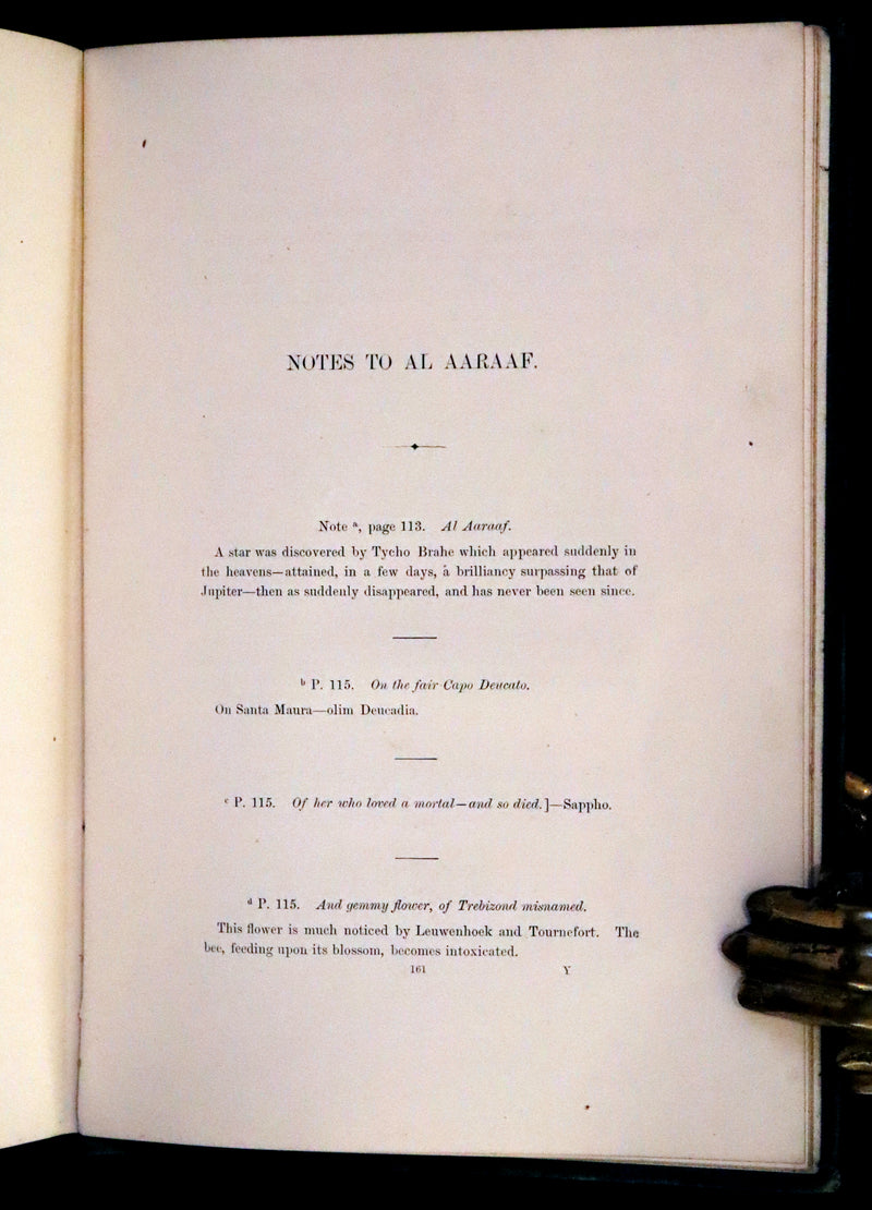 1866 Rare Book - The Poetical Works of Edgar Allan Poe, with Original Memoir