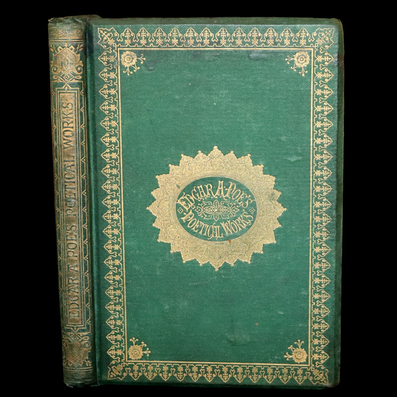 1866 Rare Book - The Poetical Works of Edgar Allan Poe, with Original Memoir