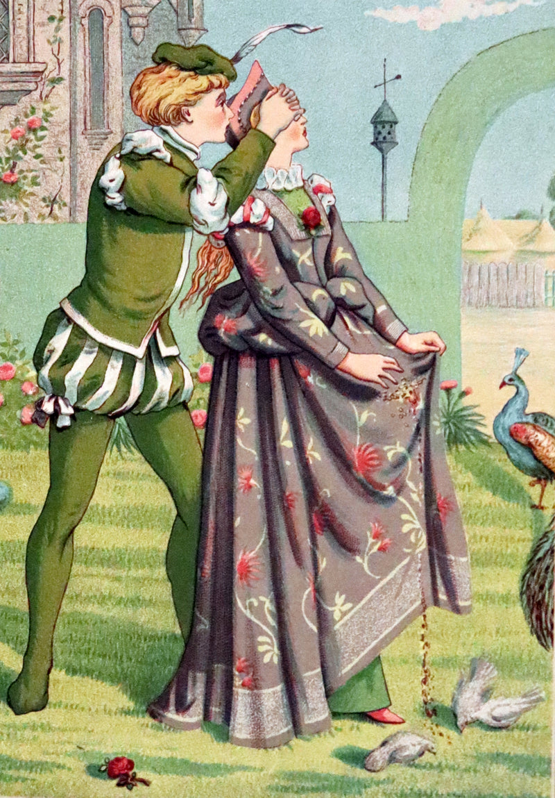 1876 Rare Book - The Quiver of Love, Valentines Illustrated by Crane, Greenaway