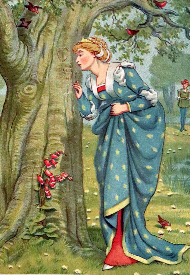 1876 Rare Book - The Quiver of Love, Valentines Illustrated by Crane, Greenaway