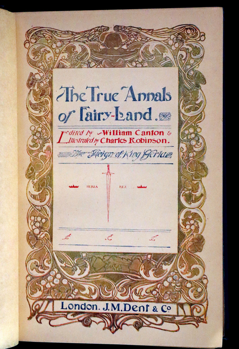 1900 Rare Book - The True Annals of Fairy-Land: The Reign of King Herla