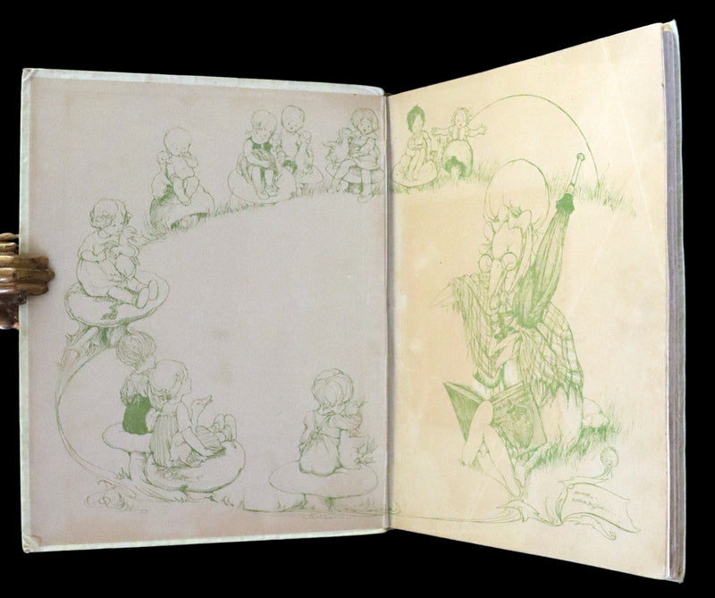 1921 First Edition - Old Mother Goose Nursery Rhyme illustrated by Anne Anderson