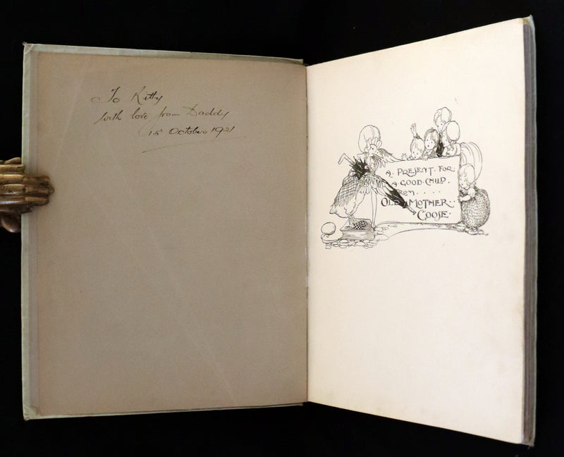 1921 First Edition - Old Mother Goose Nursery Rhyme illustrated by Anne Anderson