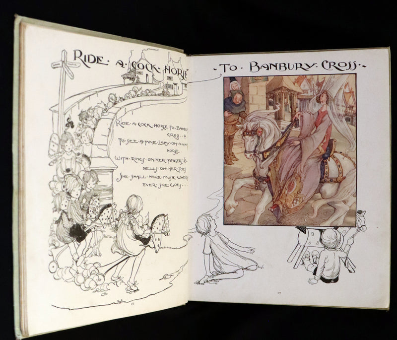 1921 First Edition - Old Mother Goose Nursery Rhyme illustrated by Anne Anderson