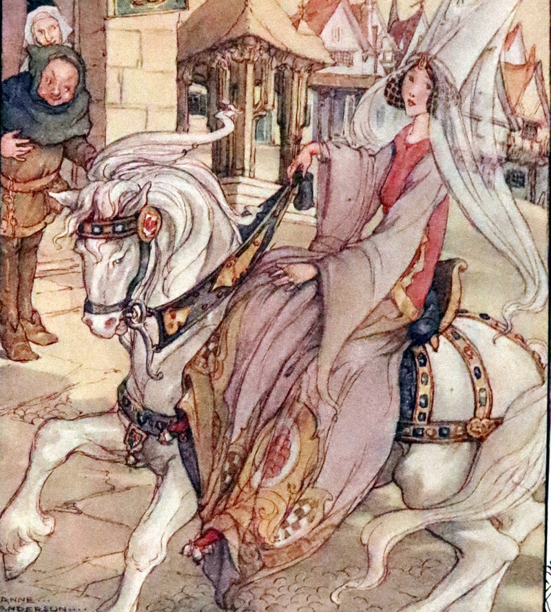 1921 First Edition - Old Mother Goose Nursery Rhyme illustrated by Anne Anderson