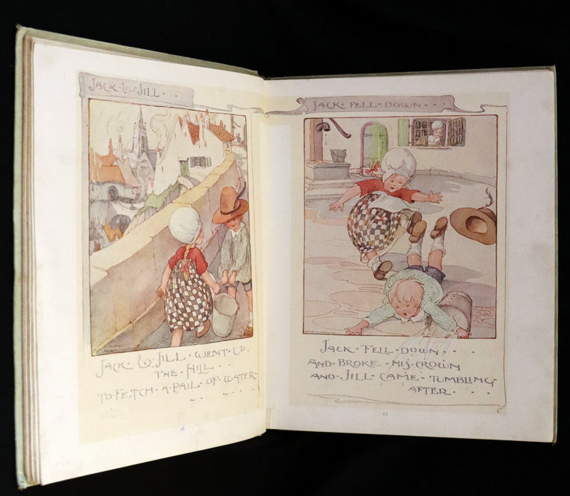 1921 First Edition - Old Mother Goose Nursery Rhyme illustrated by Anne Anderson
