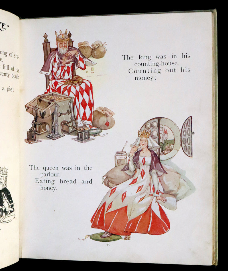 1921 First Edition - Old Mother Goose Nursery Rhyme illustrated by Anne Anderson
