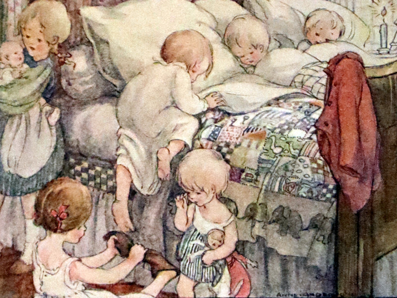 1921 First Edition - Old Mother Goose Nursery Rhyme illustrated by Anne Anderson