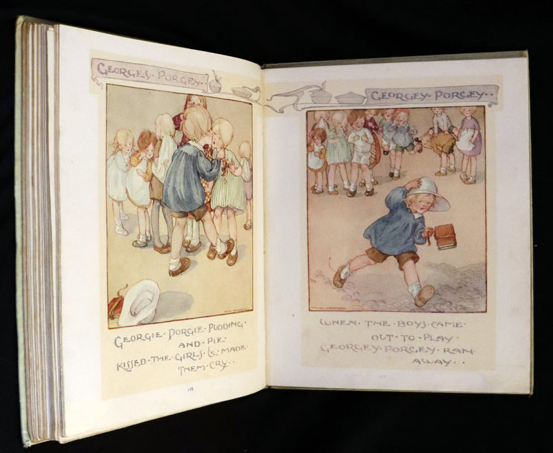 1921 First Edition - Old Mother Goose Nursery Rhyme illustrated by Anne Anderson