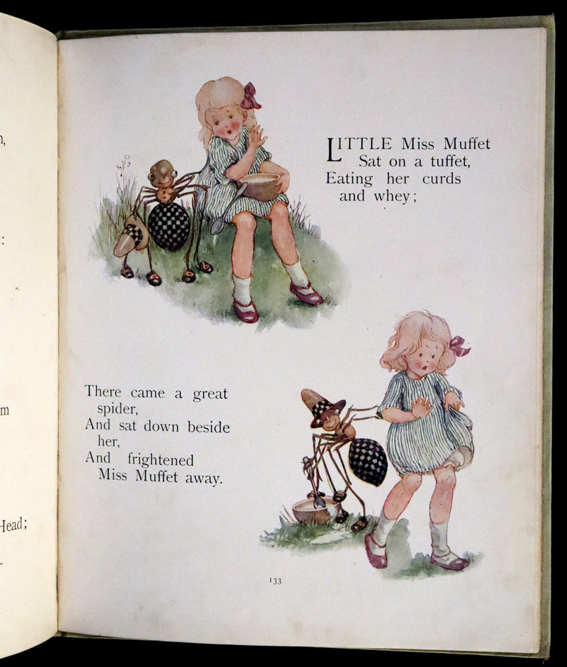 1921 First Edition - Old Mother Goose Nursery Rhyme illustrated by Anne Anderson
