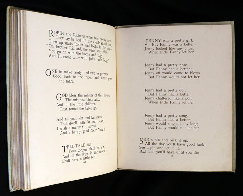 1921 First Edition - Old Mother Goose Nursery Rhyme illustrated by Anne Anderson