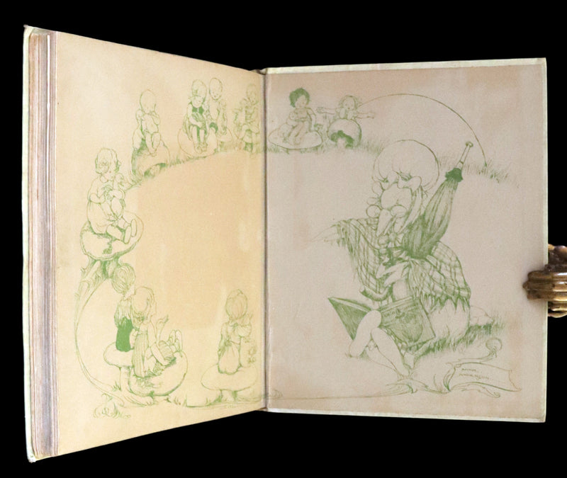 1921 First Edition - Old Mother Goose Nursery Rhyme illustrated by Anne Anderson